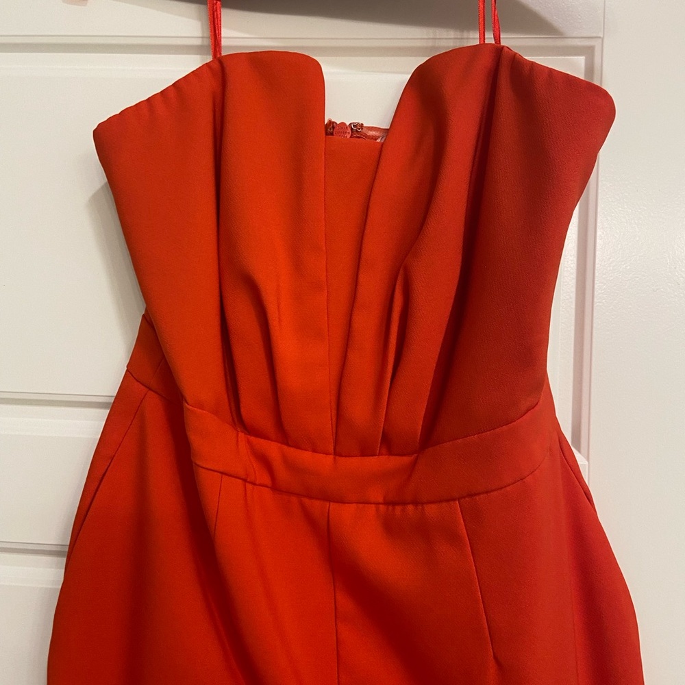 Red women’s jumpsuit